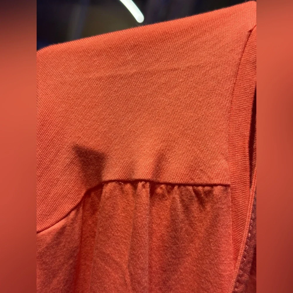 Serra Vibrant Coral Midi Dress - Picture 5 of 6